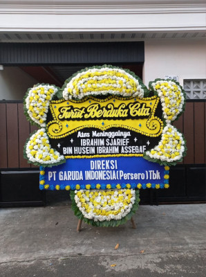 Papan Bunga Duka di Karang Timur