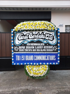 Papan Bunga Duka di Karang Timur